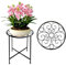 ZEECER Plant Stand Indoor Outdoor, 15'' Tall Rust-proof Coated Metal Plant Pot Stand Flower Stands for Indoor Plants Patio Garden Home Decor 1 Count