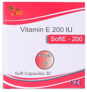 VED Vitamin-E 200 IU SOFTGEL Capsule | 30 Days Supply