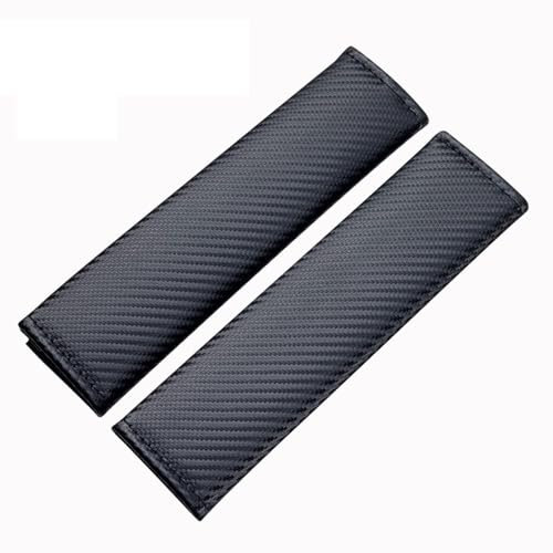 JTGZH Auto Gurtpolster für Volkswagen Tiguan EOS UP Sharan Scirocco,Sicherheitsgurt Schulterpolster Interieur Gurtschutz Schulterschutz Abdeckung,Auto-Zubehör,A/Black