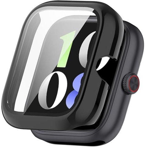 CZhkg PC Hülle für IQOO Watch GT Cover, Schutzhülle Ultradünne Kratzfest PC Gehärteter Film Case Abdeckung Verschleißfest Cover Tasche Uhrengehäuse für Vivo Watch GT/IQOO Watch GT (Schwarz)