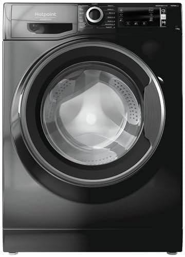 Hotpoint ARISTON NBT116BLACKIT - Lavatrice da 11 kg, Caricamento Frontale, 1400 Giri, Classe energetica A