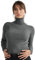 alsestudio Women`s Turtle Neck Jumper Premium Quality Super Soft Silk Touch Long Sleeve Slim Fit Ribbed Pullover Essential Knitted Roll Neck Sweaters Grey, M