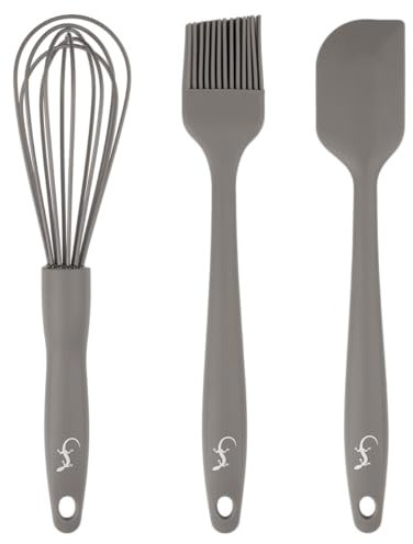 Lurch Flexi Starter Tools 3er Set, Teigschaber, Pinsel, Schneebesen, backen, Basis-Set