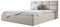 Sofello Polsterbett GOBI 90 120 140 160 180 200 Metall-Lattenrost Velour Samtstoff Velvett mit Bettkasten und Stauraum (Riviera 21 - beige, 180x200)