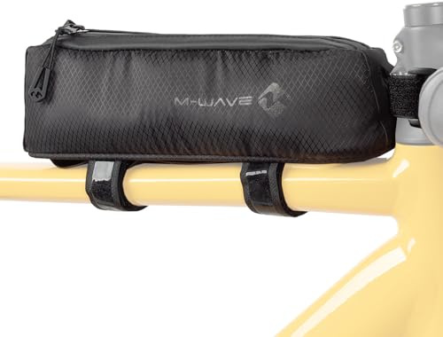 M-Wave Fahrrad Oberrohrtasche, wasserdicht, stoßgedämpft gepolstert, Bikepacking, Rough Ride TOP