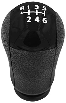 TOOWGM 6 Geschwindigkeit schwarzer Auto Getriebe Stick Schaltknopf Shifter Hebel Stift Für Ford Focus Mondeo S-MAX C-MAX Mustang Galaxy Fiesta Transit