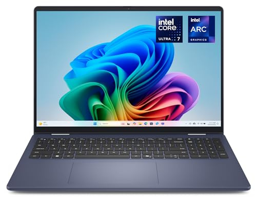 Dell 16 Plus 2-in-1 Laptop - Intel Core Ultra 7 256V, 16GB RAM, 1TB SSD | 16 2.5K 90Hz, Intel Arc Graphics, Windows 11 Home, UK QWERTY, Copilot+ (Power Adapter Sold Separately)