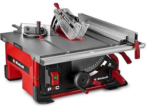 Einhell Akku-Tischkreissäge TE-TS 36/10 T Li-Solo | PXC | 36 V | 89 mm Schnitthöhe | Ø 254 mm | 45° Sägeblattneigung | Winkelanschlag | Parallelanschlag | ohne Akku
