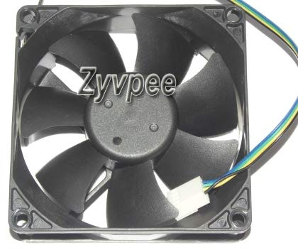 Zyvpee® F128025SU Ventilateur 4 fils 8 cm 12 V 0,4 A 80 x 25 mm