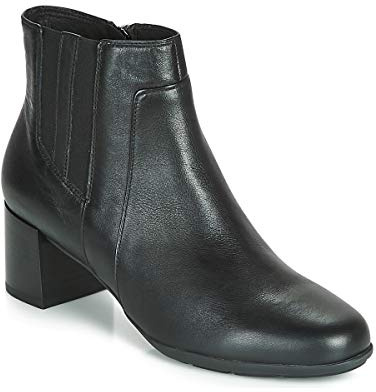 Geox Damen D NEW ANNYA MID B Stiefeletten,Schwarz Schwarz C9999,39 EU