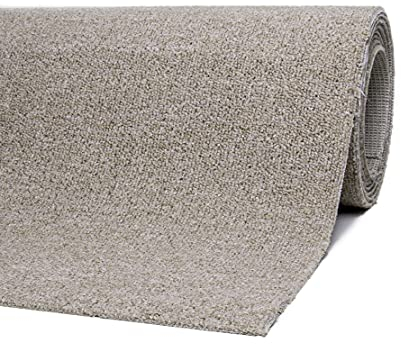 andiamo Teppichboden Henry - pflegeleicht und einfach zu verlegen - Auslegware Teppichboden - Meterware Bodenbelag in Schlingenstruktur mit Trittschalldämmung 200 x 400 cm Beige