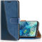 Mulbess für Samsung Galaxy S20 4G / 5G Hülle, Handyülle Leder mit Kartenfach, Klapphülle mit Magnetverschluss, Flip Case Etui Handytasche Schutzhülle, Stilvoll Diamant Blau