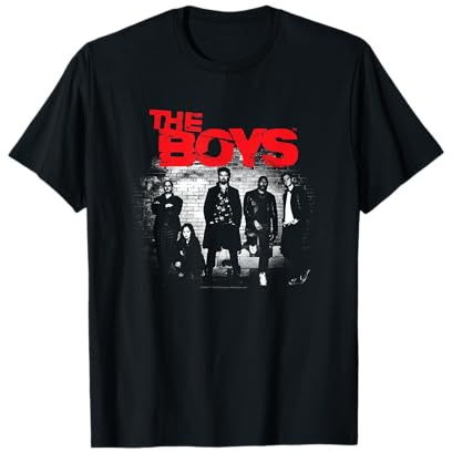 The Boys Graffiti Group Photo Superhero TV Show T-Shirt