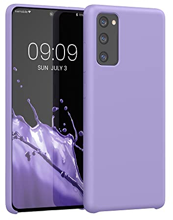 kwmobile Hülle kompatibel mit Samsung Galaxy S20 FE Hülle - Silikon Handy Case - Handyhülle weiche Oberfläche - kabelloses Laden - Veilchen Lila
