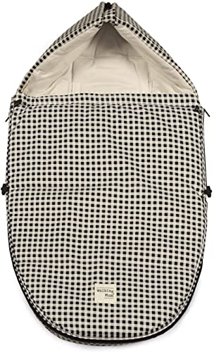 Walking Mum Bag Group 0 I Love Vichy Intertime gepolsterter Baby-Schlafbezug, universell einsetzbar und kompatibel mit den meisten Babytragen, Farbe: Schwarz, Maße: 40 x 80 cm.