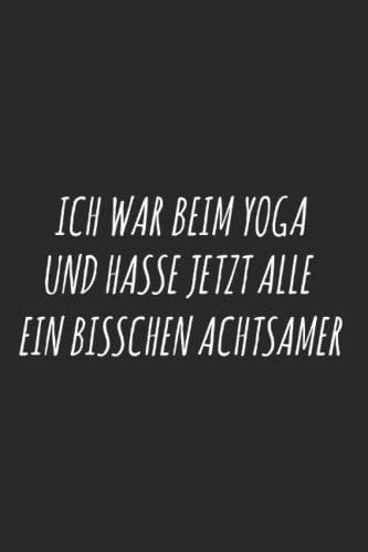 Yoga Notizbuch: Yoga Notizheft | 120 Seiten Notizbuch, liniert, DIN A5 Journal | Ideal als Yoga Trainingsbuch, Tagebuch oder normales Notizbuch - Achtsamkeits Notizbuch
