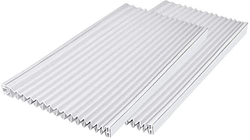 Leling Fenster-AC-Seitenverkleidungs-Installationsset, Klimaanlagen-Seitenteile für Fenstereinheiten, AC-Fenster-Seitenteil passt bis zu 43,2 cm Höhe x 25,4 cm Länge