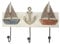 Arinosa Wandhaken Hakenleiste Maritim Holz Eisen 28,5X 4 x 20 cm
