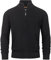 Indicode Herren INLayton Strickjacke mit Stehkragen und Reißverschluss | Cardigan Feinstrickjacke für Männer Black, XXL