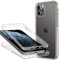 ZYIMOU Handyhülle für iPhone 11 Pro Hülle 360 Grad, Transparent Dünn Durchsichtige Case Full Schutz Silikon SchutzHandyhülle, Hart PC Zurück + Weich TPU Vorderseite
