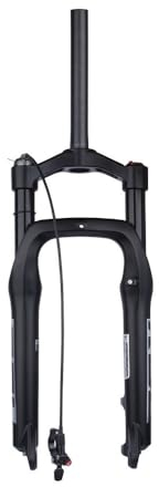 HUIOP Forcella Ammortizzata da 20/26 Pollici Snow Beach Bike Fat Tire Bicicletta in Lega di magnesio Ammortizzante Forcella pneumatica 135mm forcelle per Bicicletta Accessori Bici