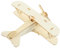 Avion en Bois 1Pc Avion en Bois Avion en Bois Inachevé Bricolage Avion en Bois Blanc Avion en Bois Jouet Artisanat pour La Peinture Fait À La Main De Fête