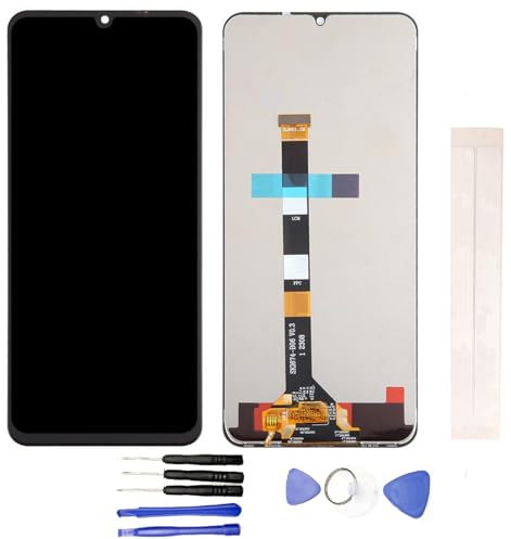 Jaytong - Pantalla LCD de repuesto para Realme Narzo N53 C51S C53 C60 RMX3760 LCD Display Touch Screen Assembly (negro)