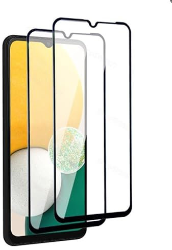 HQ-CLOUD® Lot de 2 Verres Trempés Pour Samsung Galaxy A13 5G / A13 4G / A04S .Film de Protection d'écran Couverture Complète Noir - Anti Rayures - Ultra Résistant Dureté 9H