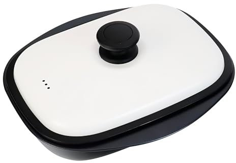 7-in-1 Microwave Grill Pan with Lid (M) size - Pariju Nonstick Cookware for Quick, Healthy Meals
