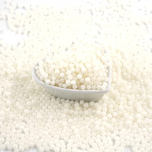 STREUSEL GLÜCK Zuckerperlen weiss 40g Zuckerstreusel Kindergeburtstag Geburtstag Weihnachten Muttertag Hochzeit Tortendeko Torte Cupcakes Muffins Christmas Plätzchen