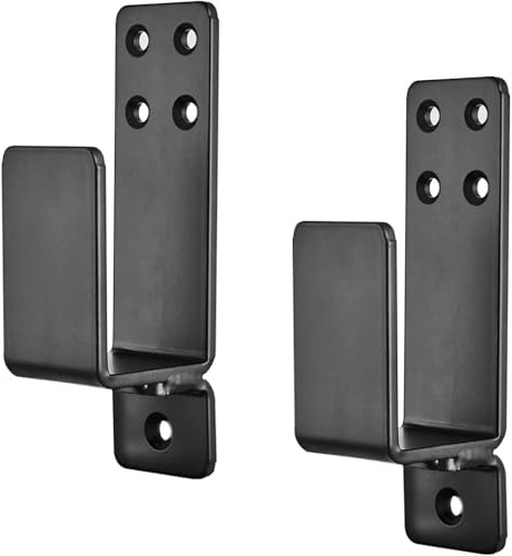 2 x 4 support de porte barricade, angle Z pour 2 x 4 Lumber, supports de serrure de sécurité en métal pour grange renforcée, abri, garage