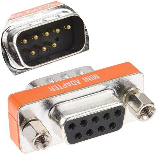 9 Polig Seriell Null Modem Adapter RS232 Männlich Stecker Zum Weiblich Buchse Konverter