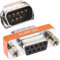 kenable 9 Pin Serial Null Modem Adapter RS232 Male Plug to Female Socket Converter