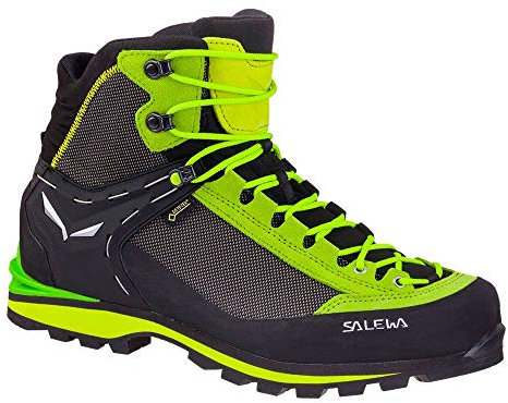 Salewa Crow Gore-Tex Scarponi da Trekking da Uomo, Verde, 7.5