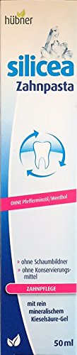 Hübner Silicea Zahnpasta ohne Pfefferminzöl, 2 x 50ml (Doppelpack)
