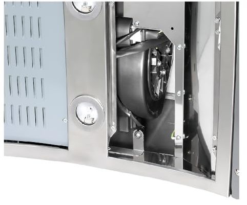 TEKA 1/N1 - Kit de Recirculación, para Filtros Convencionales con Cubretubos, con Soportes de Anclaje y Filtros de Carbón Activo, Fácil Instalación, Color Acero Inoxidable