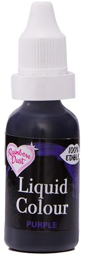 Rainbow Dust Liquid Colour - Liquid Air Brush Colour and Food Colouring (Purple, 16ml)