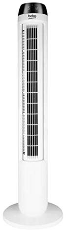 Beko Ventilateur Colonne Blanc Noir 45W EFW6800W