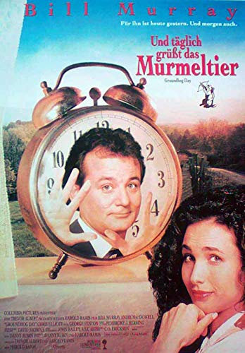 Und täglich grüßt der Murmeltier - Filmposter 37x53cm gerollt