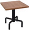 Mendler Bistrotisch HWC-G68, Beistelltisch Bartisch Loungetisch, Gastro-Qualität Industrial 73x70x70cm - naturfarben