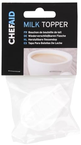 Citystores® CA Milk Mate Topper Pourer Nozzle Cap Lid Glass Milk Bottle Sliding Lid Spills Gadget