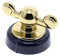 sparefixd Blue & Gold Control Knob Dial to Fit Creda Oven