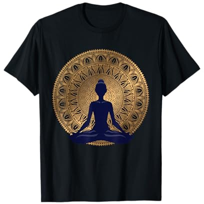 Abito da Yoga Vesti da Meditazione Namaste Posizione Loto Maglietta