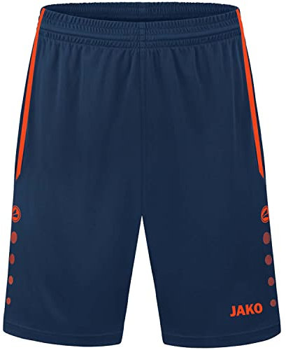 JAKO Kinder Sporthose Allround, Navy/Flame, 152