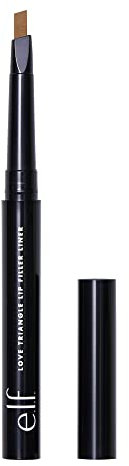 e.l.f. Love Triangle Lip Filler Liner, 2-in-1 Lip Liner Pencil For Sculpting & Filling, Long-Lasting Intense colour, Hot Pink