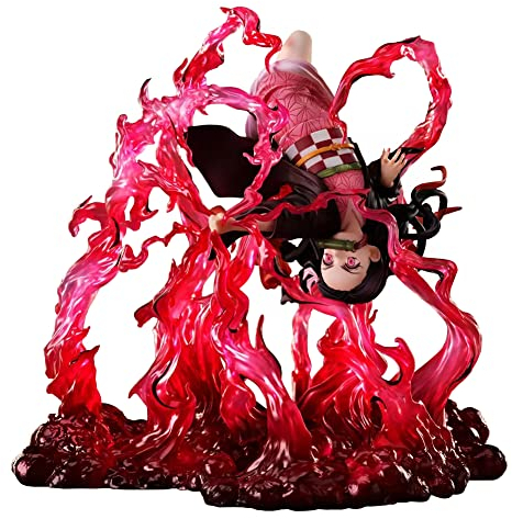 Zhongkaihua Kamado Nezuko Figurine en PVC de 16 cm, en forme de personnage de dessin animé pour décoration de la maison, cadeau de collection