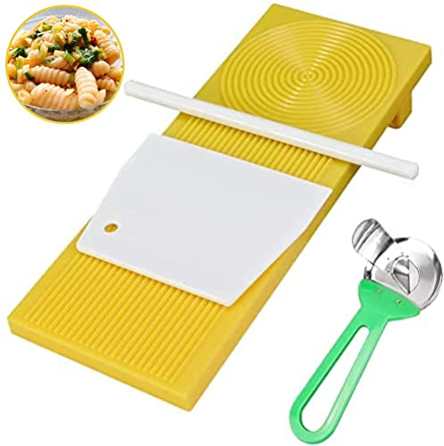 Gnocchi-Bretter JTLB 25 X 10 X 2 Kunststoff-Gnocchi-Bretter, Werkzeug die Herstellung von Makkaroni-Nudeln und Gnocchi-Maker, Schneider, Nudelholz, Manuelles Küchenwerkzeug