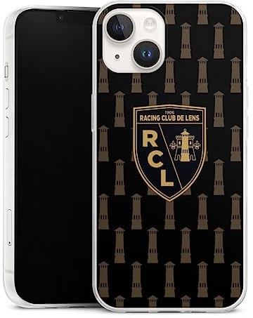 Coque Slim Compatible avec Apple iPhone 14 Etui Silicone Ultra Fine Coque en Silicone Ultra Fine Football Maillot RCL