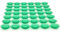 PYJLBX Magnete für Magnettafel, 42 Stück Magnete Stark, Kühlschrankmagnete Bunt Magnete Kühlschrank Magnet Rund Magneten Transparent Whiteboard Magnete Klein,für Kühlschrank Magnetwand Pinnwand (Grün)