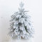 ATHUAH Verschneiter Desktop-Weihnachtsbaum, Weihnachtsbaum mit Sackleinensockel für Schaufenster-Party-Dekoration, Kleiner verschneiter PVC-Waldbaum-D 70 cm / 27,6 Zoll